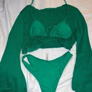 SHEIN Green Bikini Set